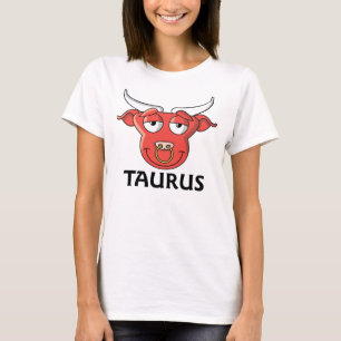 Cartoon Taurus Red Bull T-Shirt