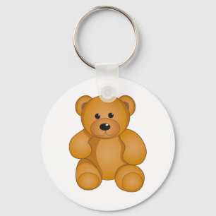 Cartoon Teddy Design Key Ring