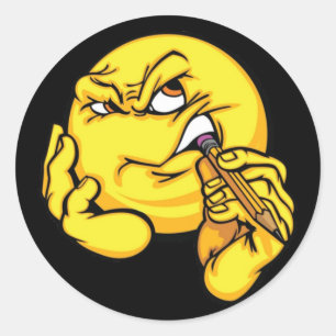 Cartoon Thinking Expression Sticker