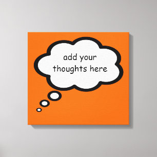 cartoon thoughts balloon decor