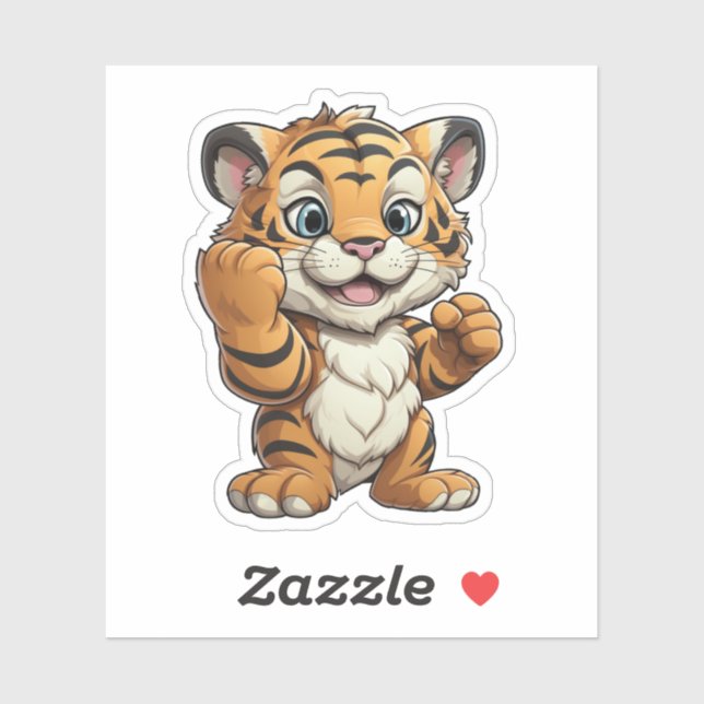 Cartoon tiger illustration (Sheet)