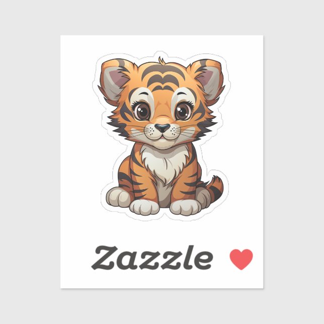 Cartoon tiger illustration (Sheet)