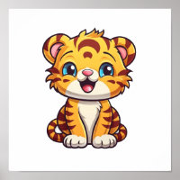 Cartoon tiger illustration