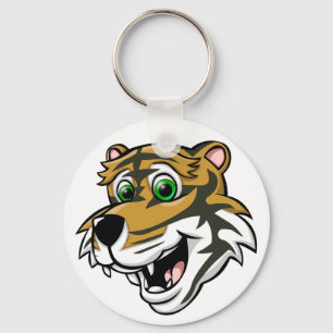 Cartoon Tiger Key Ring