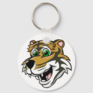 Cartoon Tiger Key Ring