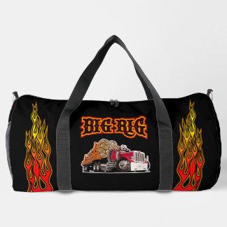 Cartoon timber truck "Big Rig" Duffle Bag