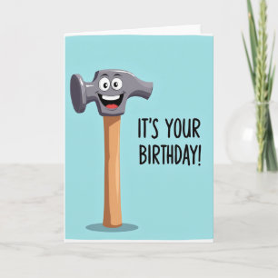 Cartoon Tool Birthday Card