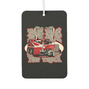 Cartoon tow truck car air freshener