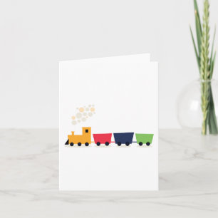 Cartoon Train Card