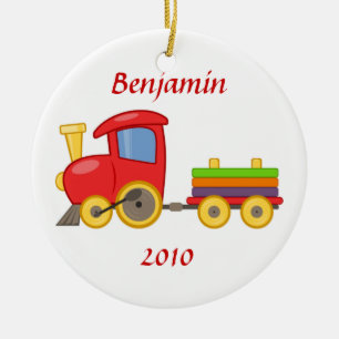 Cartoon Train Ornament