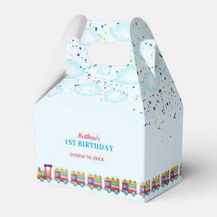 Cartoon Train Truck Birthday Favour Boxes