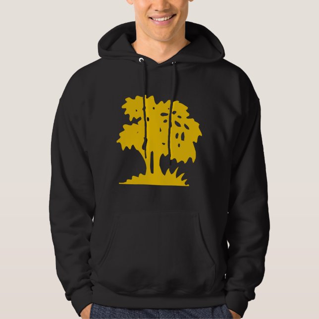 Cartoon Tree - Amber Hoodie (Front)