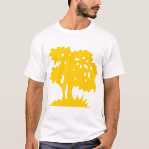 Cartoon Tree - Amber T-Shirt
