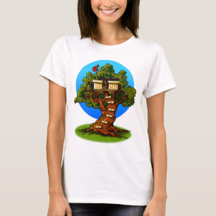 Cartoon Treehouse T-Shirt