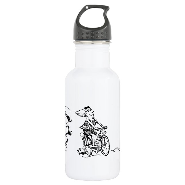 Cartoon Triathlon 532 Ml Water Bottle (Front)