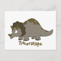 Cartoon Triceratops