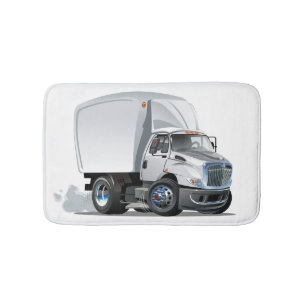 Cartoon truck bath mat