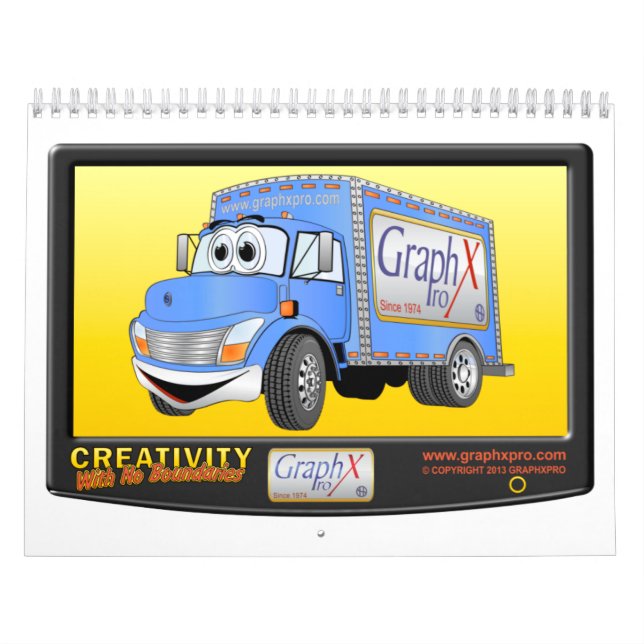 Cartoon Truck Calendar (Cover)