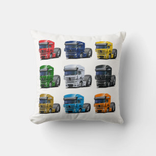 Cartoon truck cushion