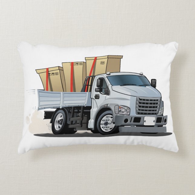 Cartoon truck decorative cushion (Front)