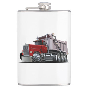 Cartoon truck flask