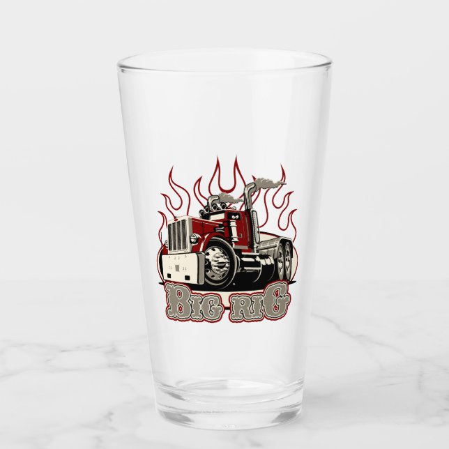 Cartoon truck glass (Front)