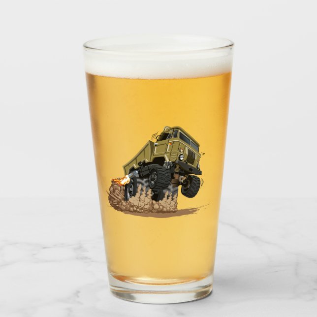 Cartoon truck glass (Front Filled)