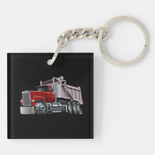Cartoon truck key ring