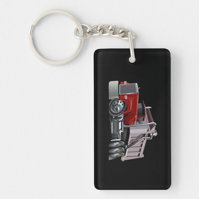 Cartoon truck key ring (Front)