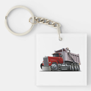 Cartoon truck keychain