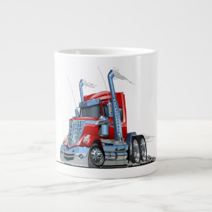 Cartoon truck large coffee mug