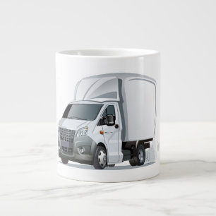 Cartoon truck large coffee mug