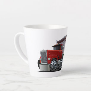 Cartoon truck latte mug