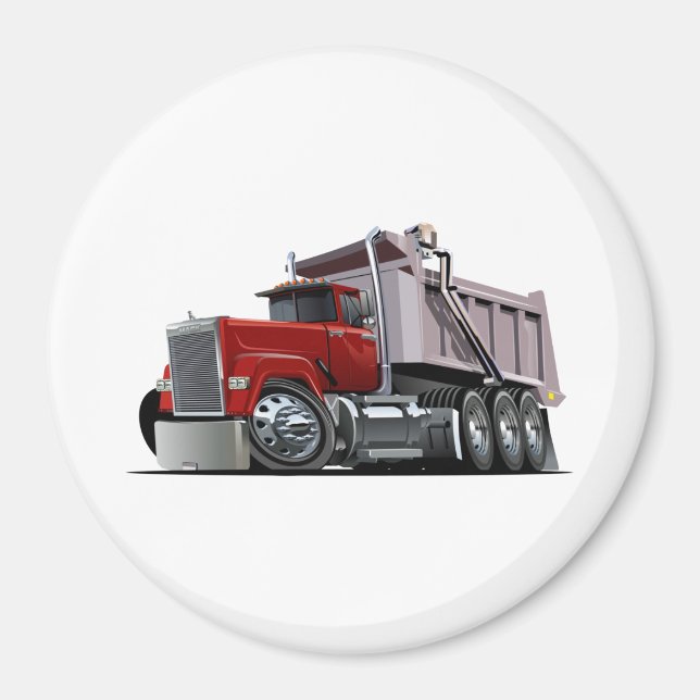 Cartoon truck magnet (Front)