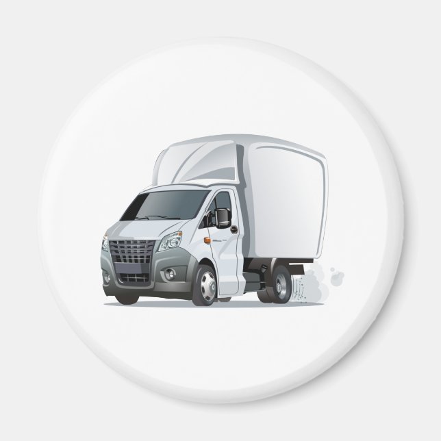 Cartoon truck magnet (Front)