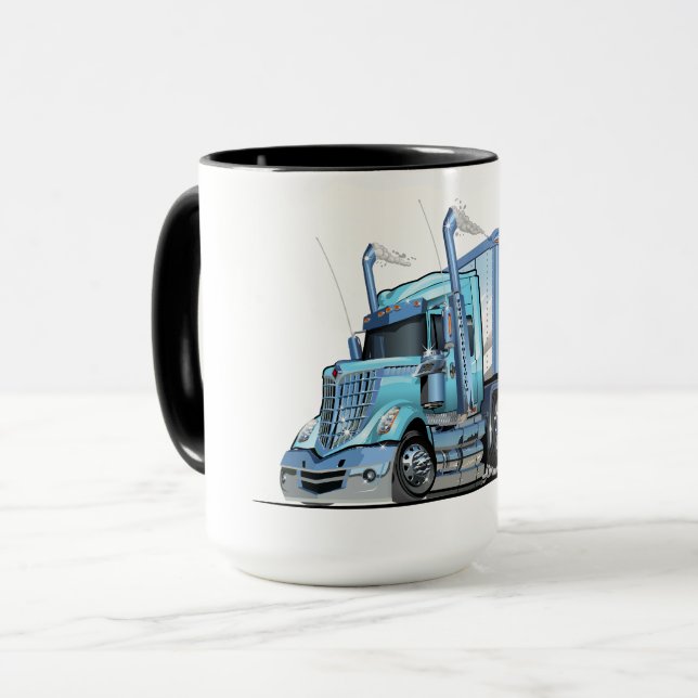 Cartoon truck mug (Front Left)