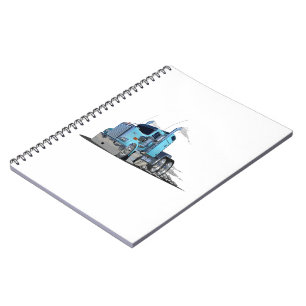 Cartoon truck notebook