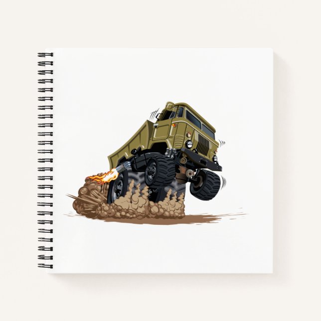 Cartoon truck notebook (Front)