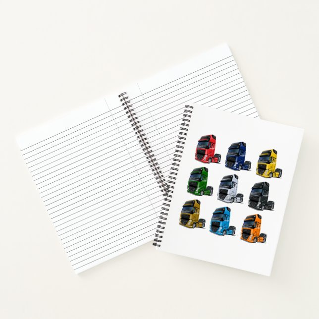 Cartoon truck notebook (Inside)