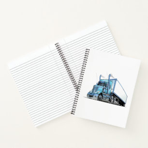 Cartoon truck notebook