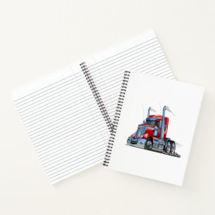Cartoon truck notebook