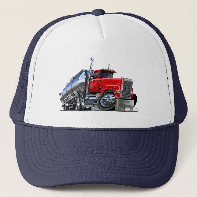 Cartoon truck trucker hat (Front)