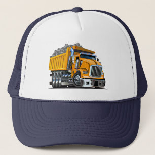 Cartoon truck trucker hat