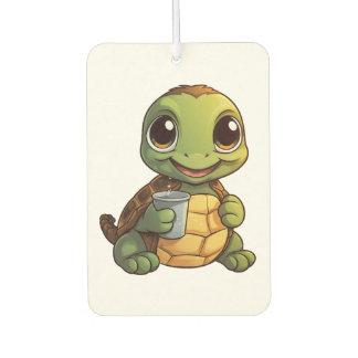 Cartoon turtle illustration Copy Copy Copy Copy Co Car Air Freshener