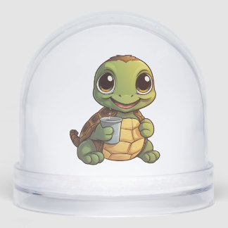 Cartoon turtle illustration Copy Copy Copy Copy Co Snowglobe