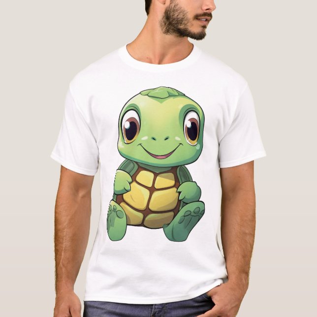 Cartoon turtle illustration T-Shirt (Front)