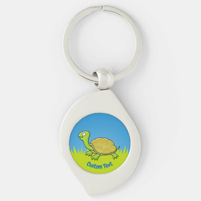 Cartoon Turtle Keychain (Front)