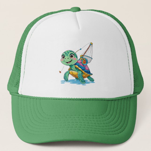  Cartoon Turtle Kids Hat (Front)