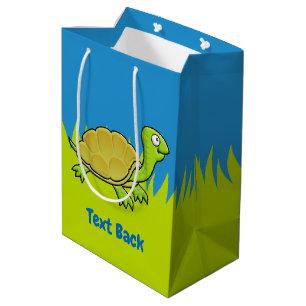 Cartoon Turtle Medium Gift Bag