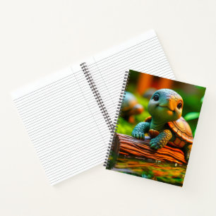 Cartoon Turtle Notebook
